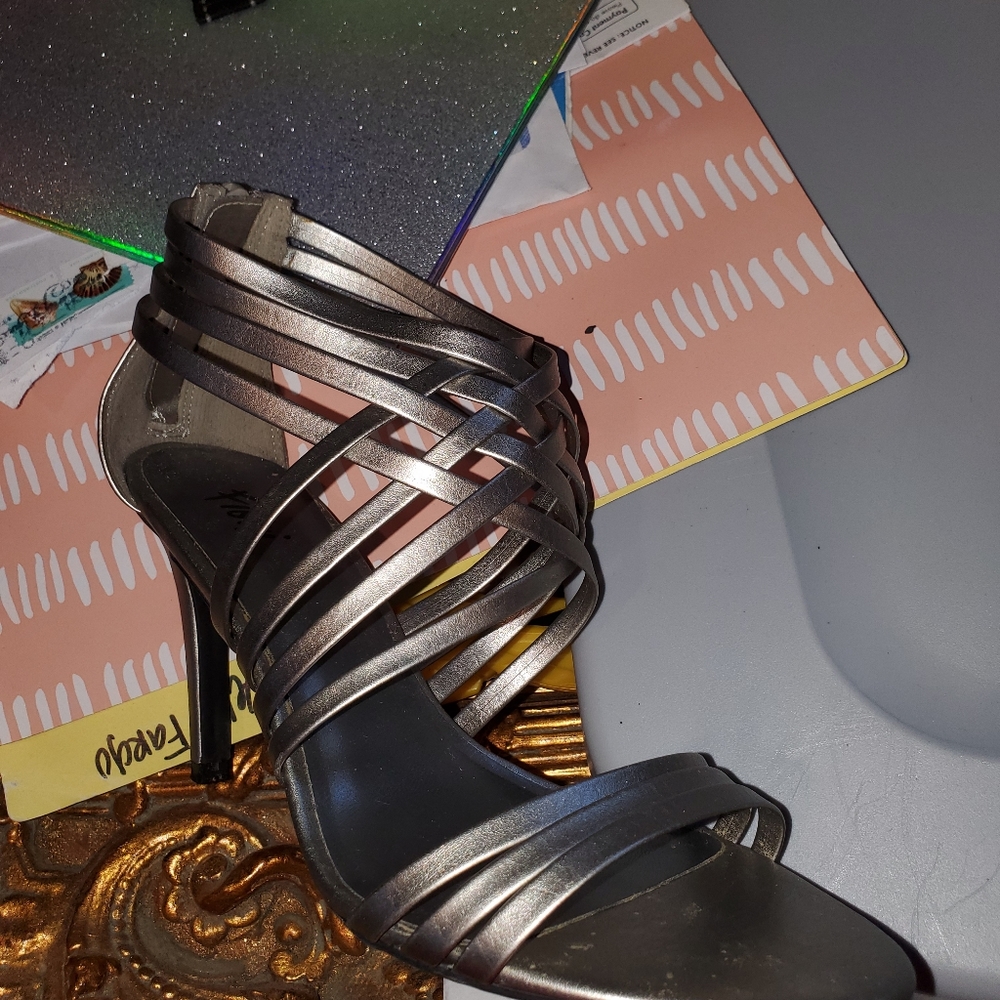 Silver heels